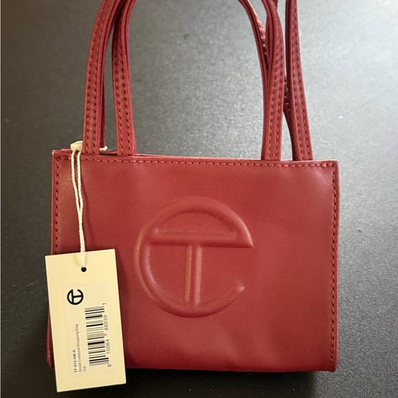 Telfar Small Shopping Bag - Oxblood - Picture 3 of 5